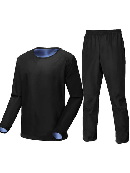 Tracksuits Elastic Waist Sauna Suit Set