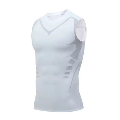 SculptPro™ – Men's Ionic Slimming Compression Vest