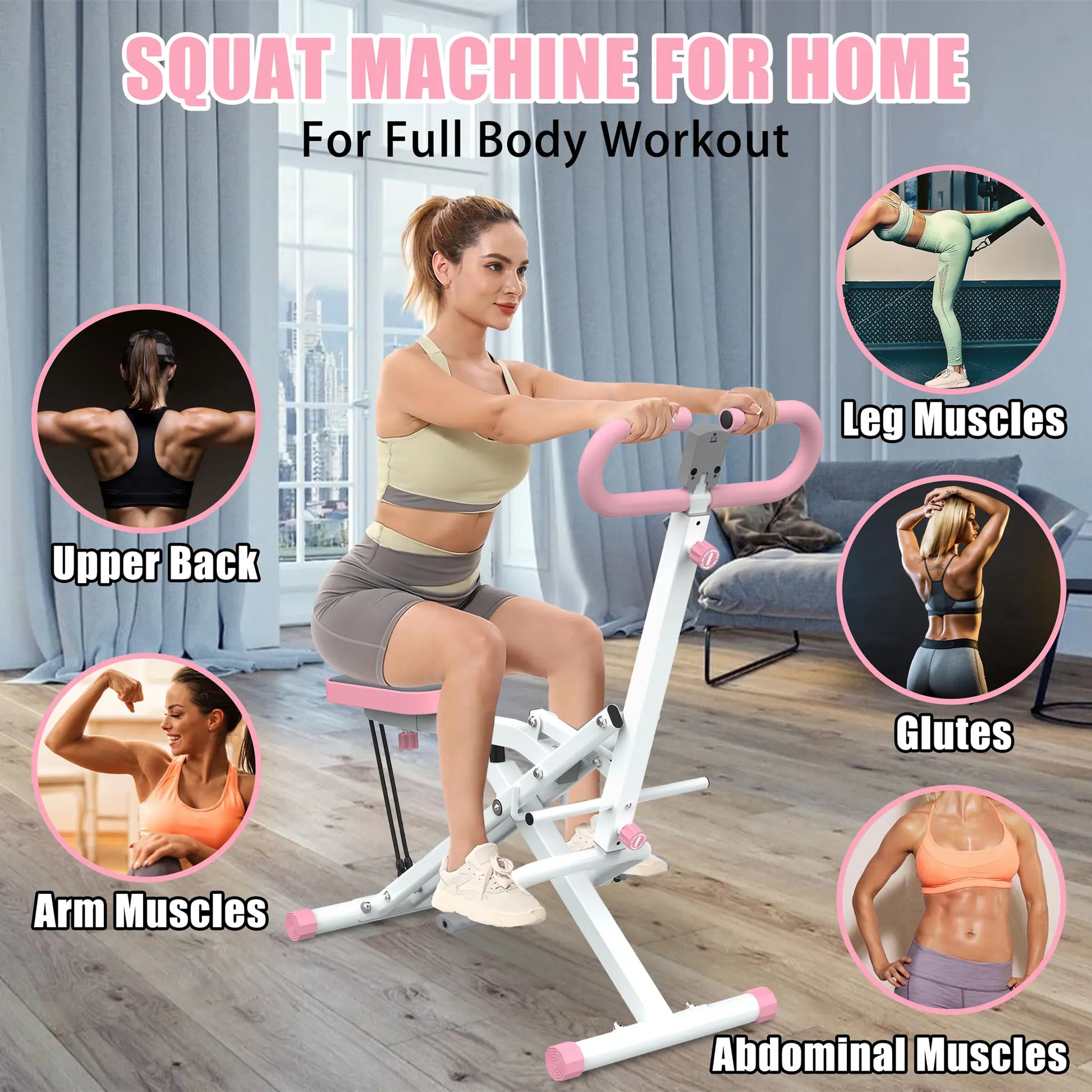 Squat Machine Full-Body Exercise