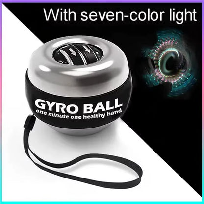 GyroForce™ LED Power Wrist Ball – Light Up Your Strength, Anywhere, Anytime