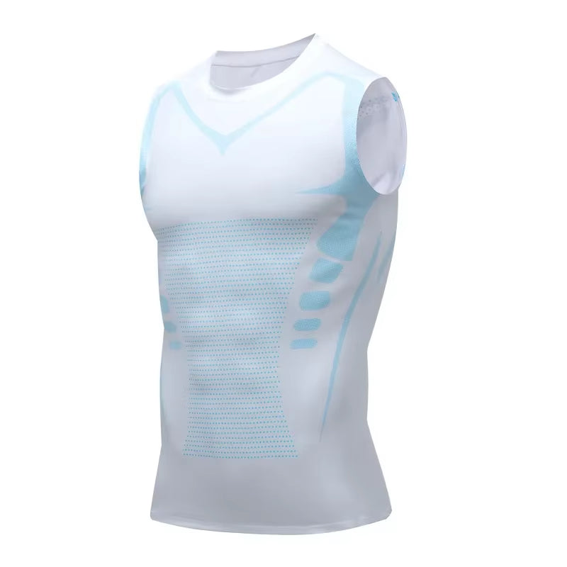 SculptPro™ – Men's Ionic Slimming Compression Vest